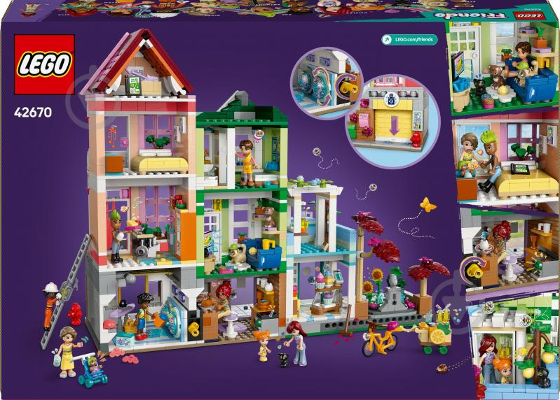 Конструктор LEGO Friends Хартлейк-Сіті. Квартири і крамниці 42670 - фото 2