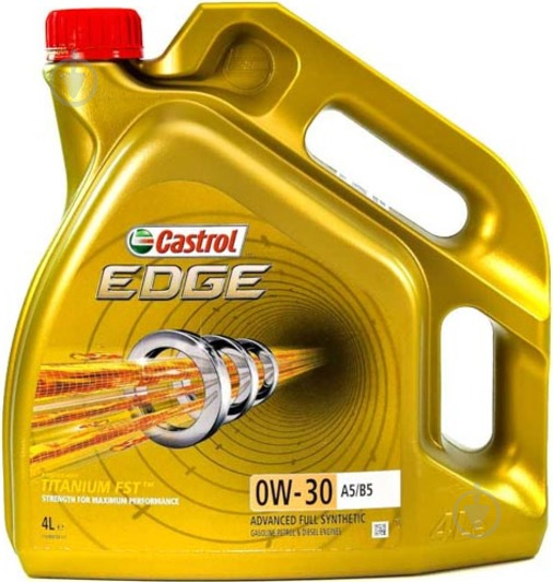 Моторне мастило Castrol Edge Titanium FST A5/B5 0W-30 4 л (RB-EDGEA5-4X4L) - фото 1