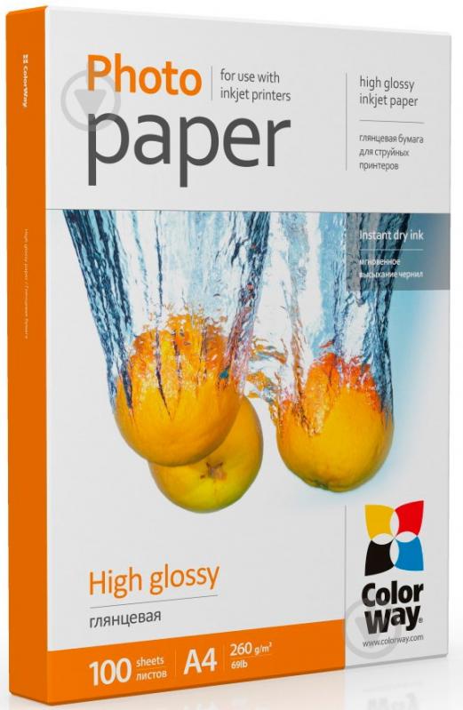 Фотобумага ColorWay A4 (PG260100A4) - фото 2