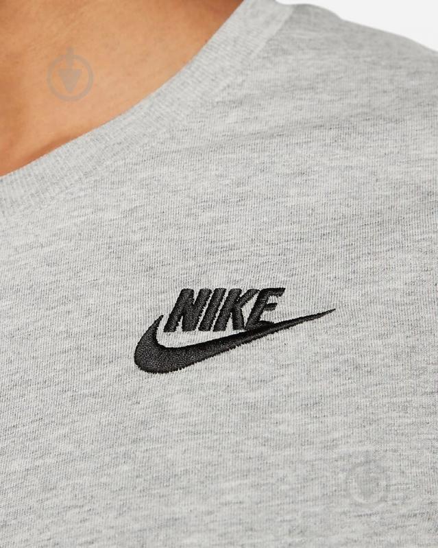 Футболка Nike NSTEE CLUB DX7902-063 р.XS сірий - фото 4