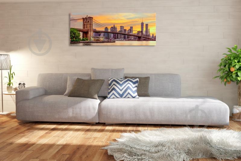Картина Бруклинский мост 57x150 см YS-Art - фото 3