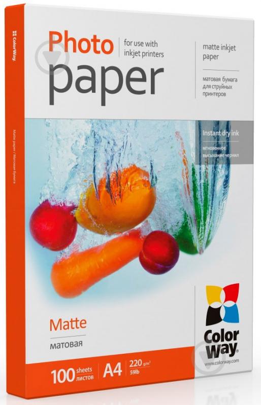 Фотобумага ColorWay A4 (PM220100A4) - фото 2 Фотобумага ColorWay A4 (PM220100A4) - фото 2