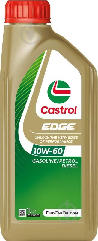 Моторное масло Castrol Edge Titanium FST Supercar 10W-60 1 л (RB-EDGE106-X1S) - фото 1