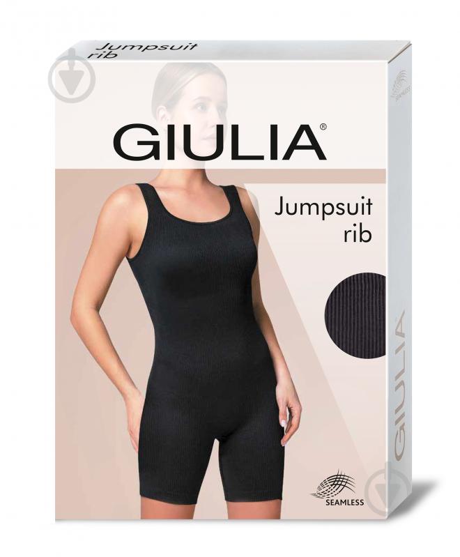Комбінезон Giulia Jumpsuit rib р. S/M чорний - фото 5