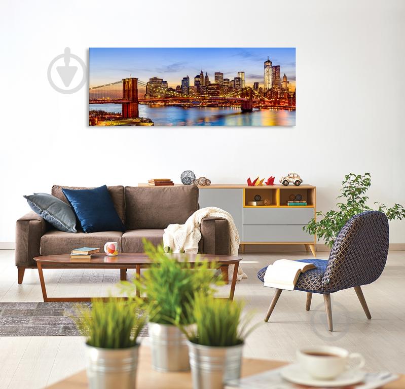 Картина Нью-Йорк 57x150 см YS-Art - фото 4