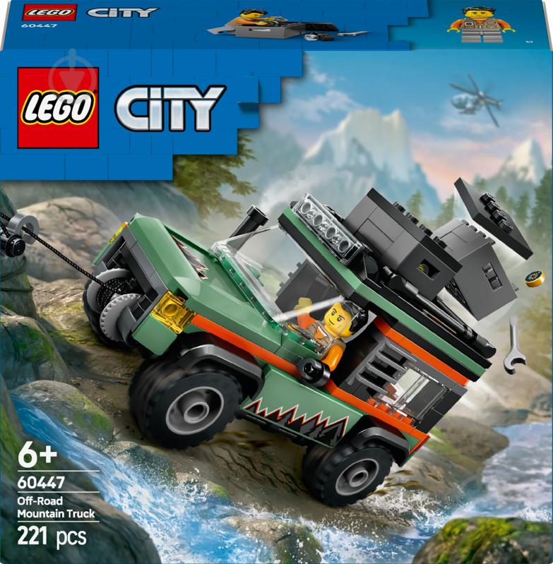 Конструктор LEGO City Позашляхова гірська вантажівка 4x4 60447 - фото 1