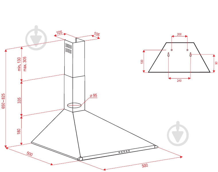 Вытяжка Perfelli K 511 W - фото 9 Вытяжка Perfelli K 511 W - фото 9
