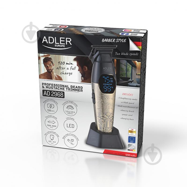 Триммер для усов и бороды Adler AD-2968 - фото 22 Триммер для усов и бороды Adler AD-2968 - фото 22