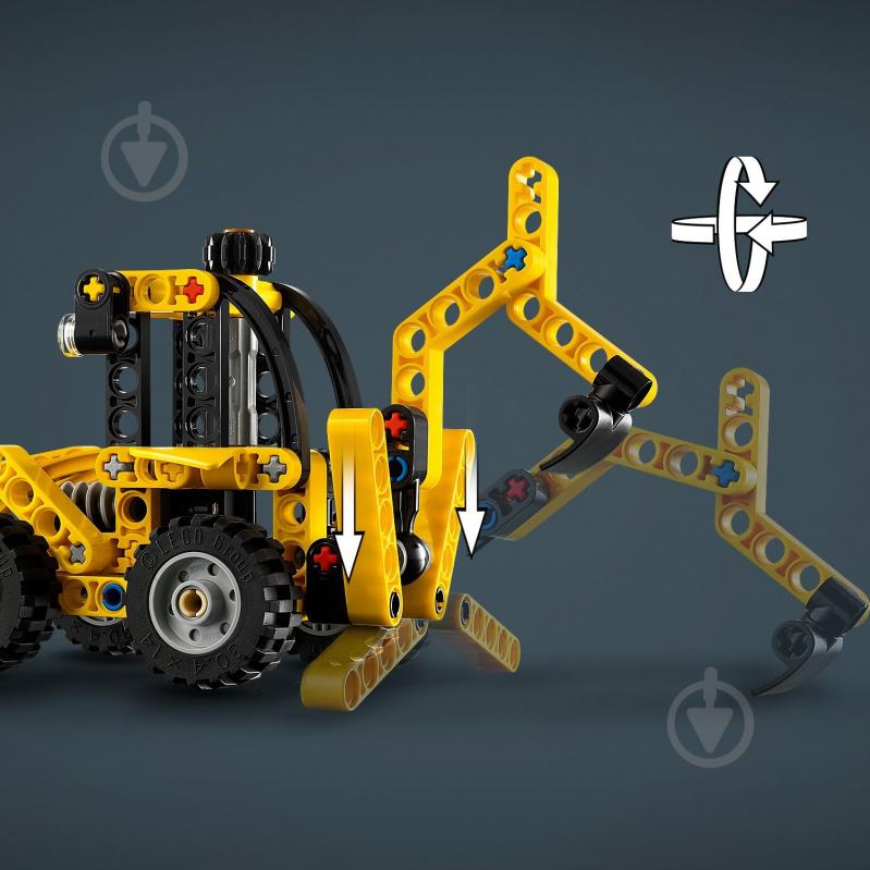 Конструктор LEGO Technic Экскаватор-погрузчик 42197 - фото 13