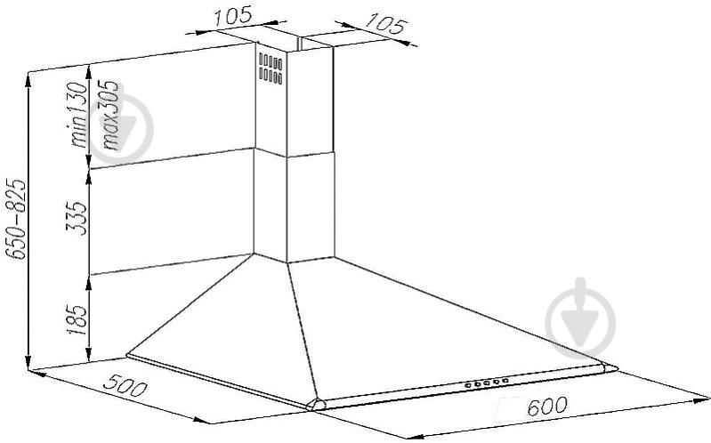 Вытяжка Perfelli K 610 BL - фото 10 Вытяжка Perfelli K 610 BL - фото 10