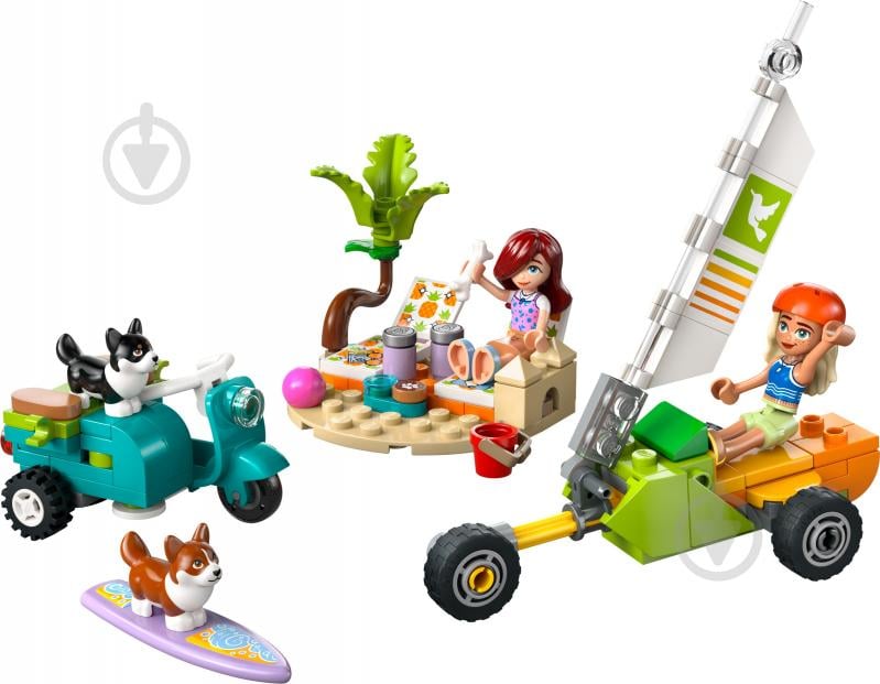 Конструктор LEGO Friends Собачі пригоди на серфі та скутері 42641 - фото 3 Конструктор LEGO Friends Собачі пригоди на серфі та скутері 42641 - фото 3