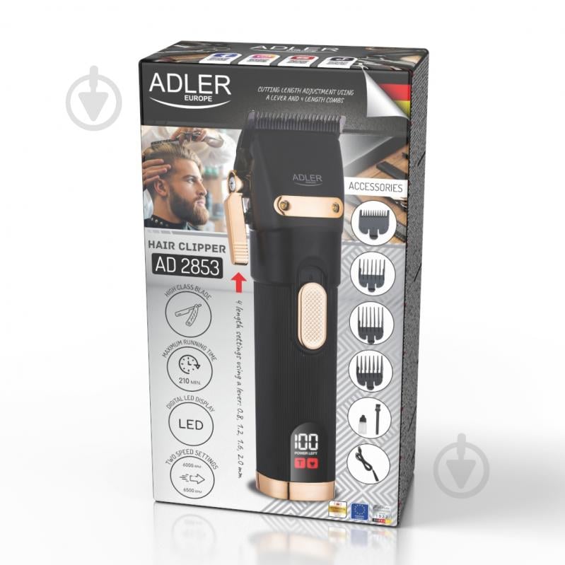 Машинка для стрижки Adler AD-2853 - фото 11 Машинка для стрижки Adler AD-2853 - фото 11