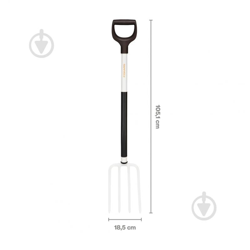 Вилы Fiskars садовые белые - фото 3 Вилы Fiskars садовые белые - фото 3