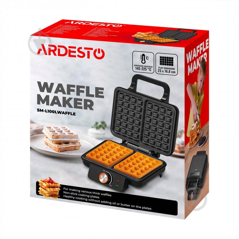Вафельница ARDESTO SM-L100LWAFFLE - фото 18 Вафельница ARDESTO SM-L100LWAFFLE - фото 18