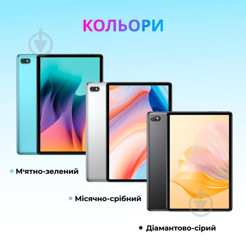 Планшет Oscal Pad 10 Dual Sim 10,1" 8/128GB Wi-Fi + LTE mint green - фото 24