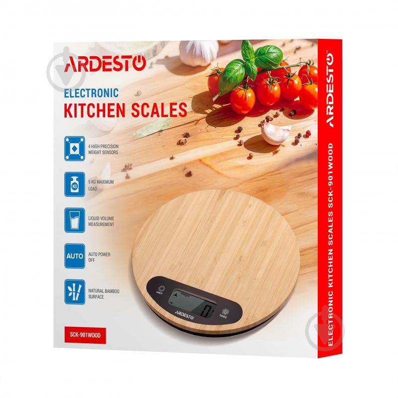 Весы кухонные ARDESTO SCK-901WOOD - фото 5 Весы кухонные ARDESTO SCK-901WOOD - фото 5