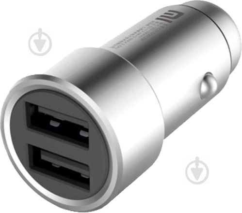 Автомобільний зарядний пристрій Xiaomi Mi Car Charger Pro Silver - фото 1