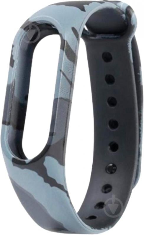 Ремінець для фітнес-браслета Xiaomi Mi Band 3 gray khaki 459582 - фото 1