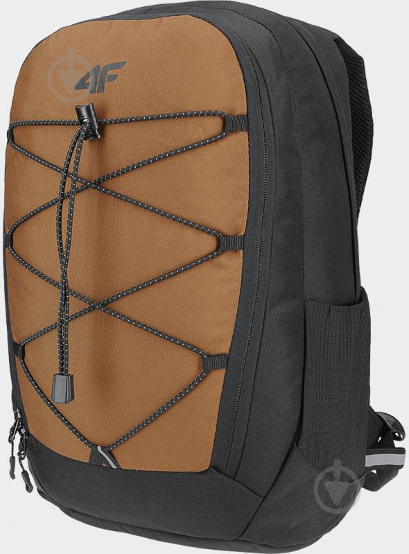 Рюкзак 4F BACKPACK M187 4FAW23ABACM187-82S 23 л коричневий - фото 3