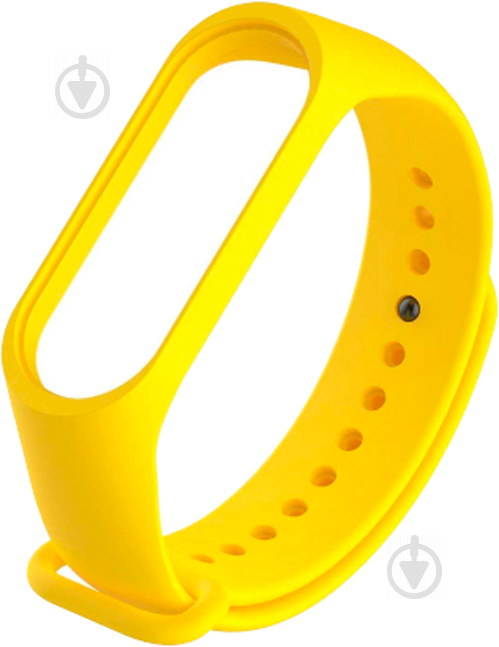 Ремешок для фитнес-браслета Xiaomi Smart Band Mi Band 3 и Mi Band 4 yellow 459578 - фото 1