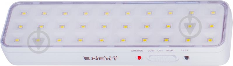 Светильник аварийный E.NEXT e.emerg.stand.9830C.led.3/6h.IP20 1,8 Вт 30 LED белый l0681001 - фото 2