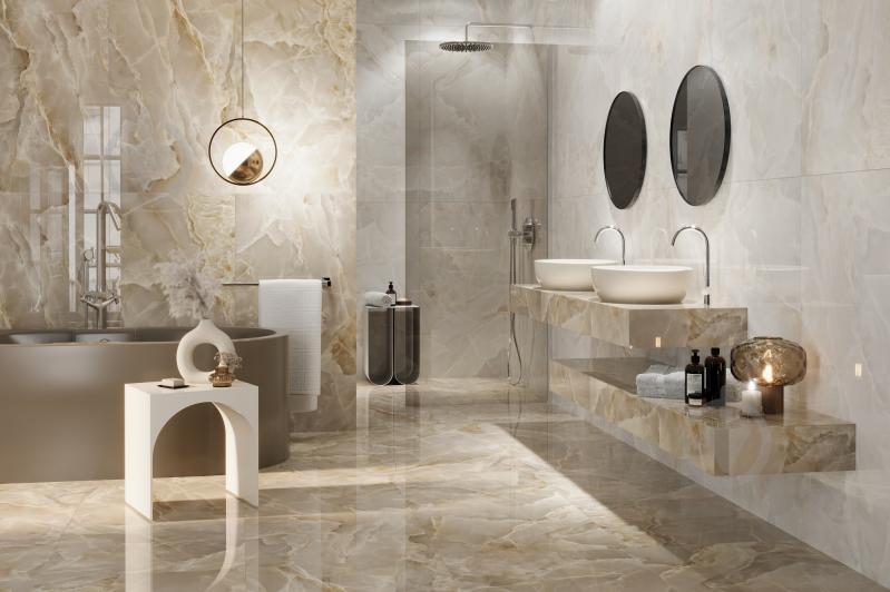 Плитка Allore Group Lunaria Silver F P R Full Lappato 60x60 см - фото 20