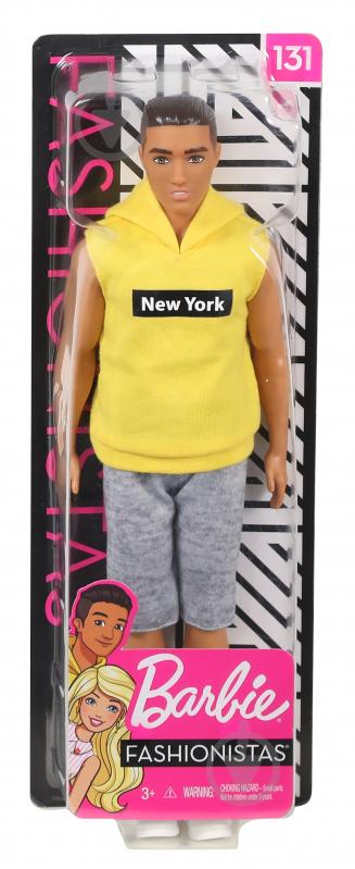 Кукла Barbie Кен "Модник" в желтом худи GDV14 - фото 4