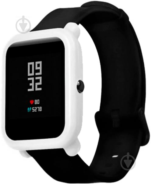 Накладка силіконова Xiaomi Smart Band AmazFit Bip white 459585 - фото 3