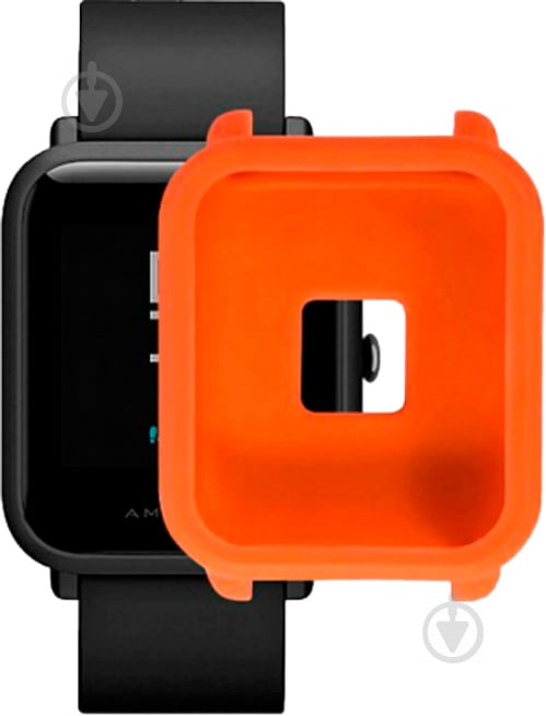 Накладка силіконова Xiaomi Smart Band AmazFit Bip orange 459587 - фото 1