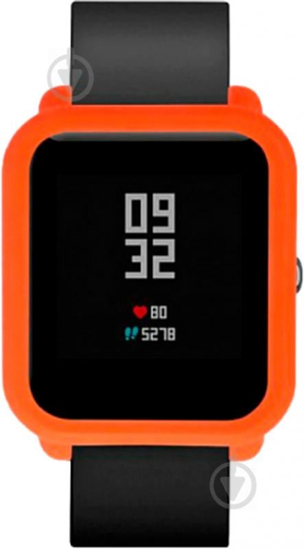 Накладка силіконова Xiaomi Smart Band AmazFit Bip orange 459587 - фото 3