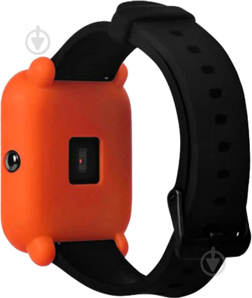 Накладка силиконовая Xiaomi Smart Band AmazFit Bip orange 459587 - фото 5