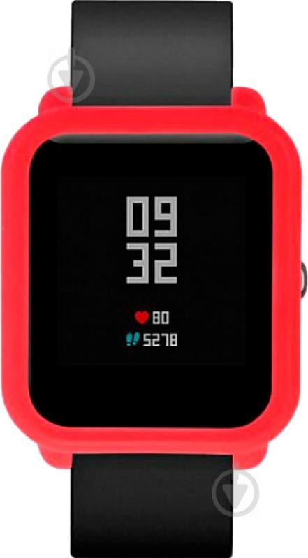 Накладка силіконова Amazfit Smart Band Bip red 459583 - фото 3