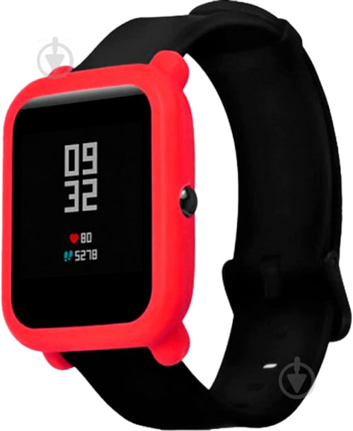 Накладка силіконова Amazfit Smart Band Bip red 459583 - фото 4