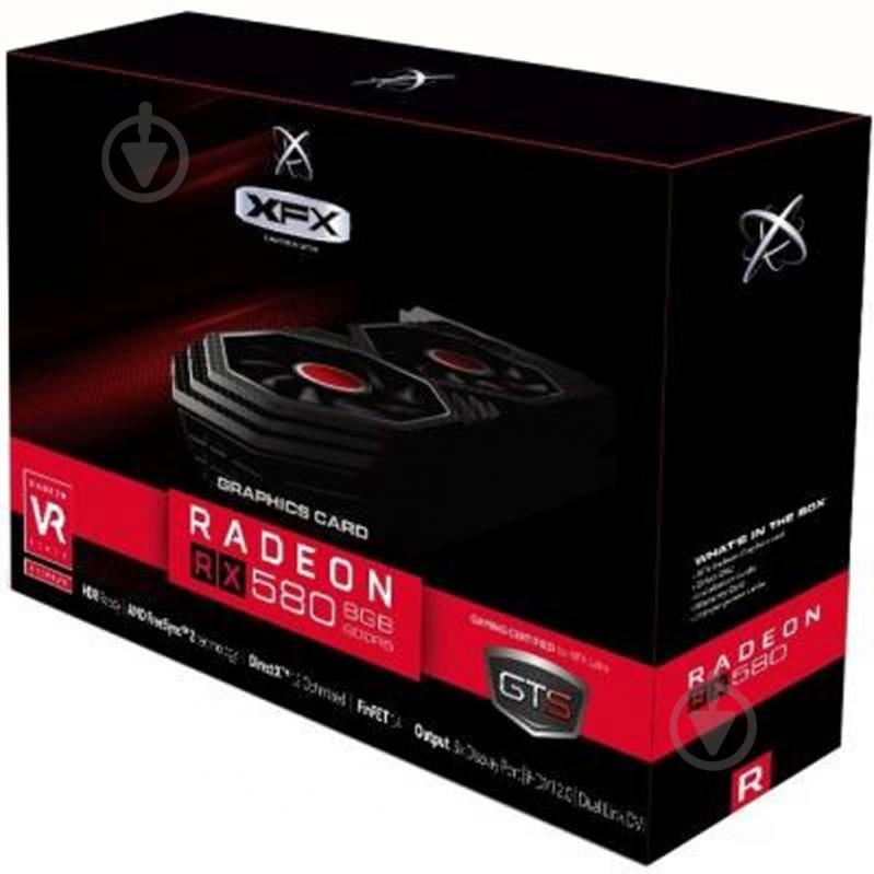 Видеокарта XFX Radeon RX 580 8GB GDDR5 256bit (RX-580P8DFD6) - фото 7 Видеокарта XFX Radeon RX 580 8GB GDDR5 256bit (RX-580P8DFD6) - фото 7