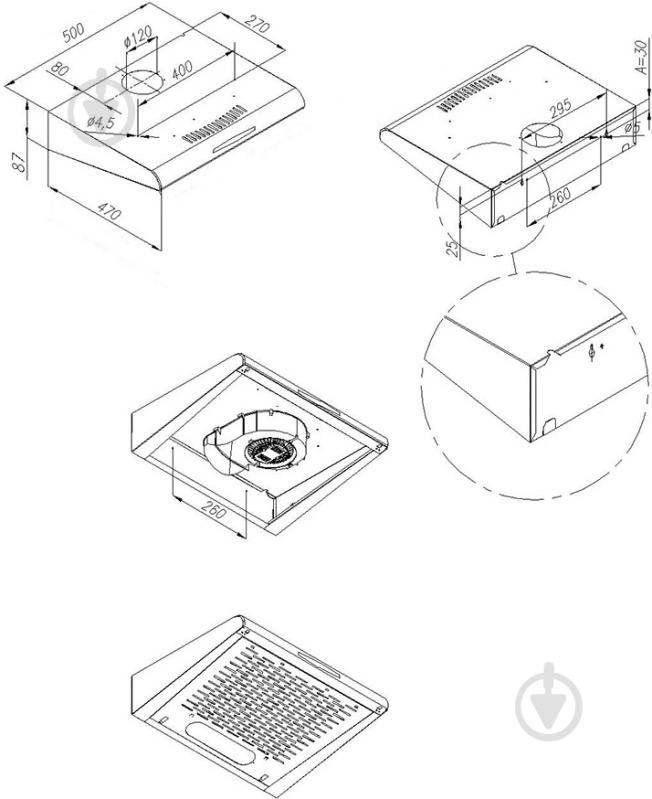 Вытяжка Perfelli PL 510 IV - фото 8