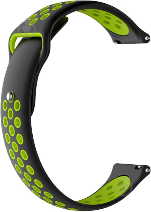 Сменный ремешок Amazfit Smart Band Bip black/green 459591 - фото 1