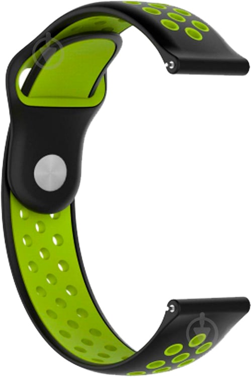 Сменный ремешок Amazfit Smart Band Bip black/green 459591 - фото 2