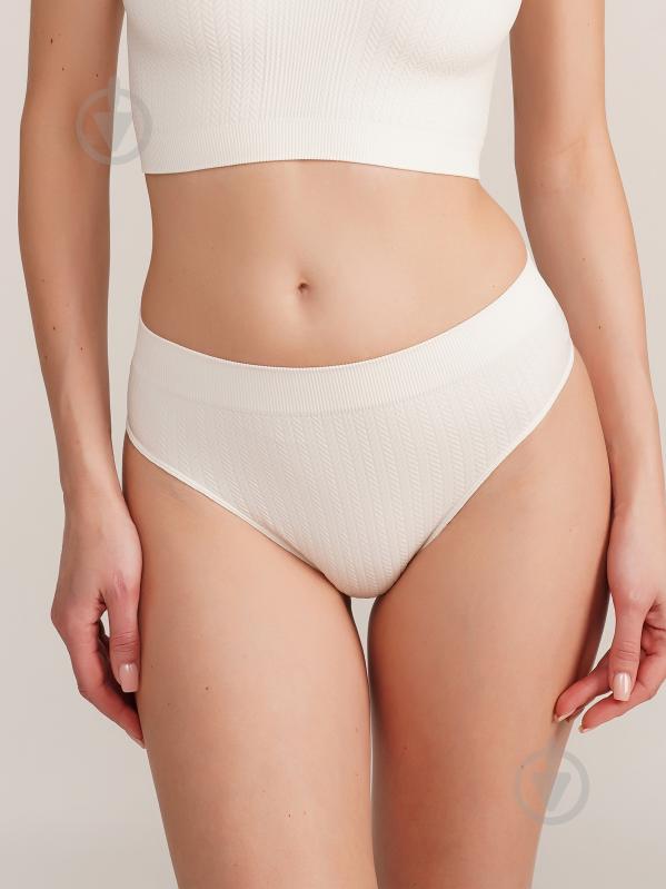 Трусы женские Giulia BRASILIAN BRIEFS BRAID S-M ваниль - фото 2 Трусы женские Giulia BRASILIAN BRIEFS BRAID S-M ваниль - фото 2