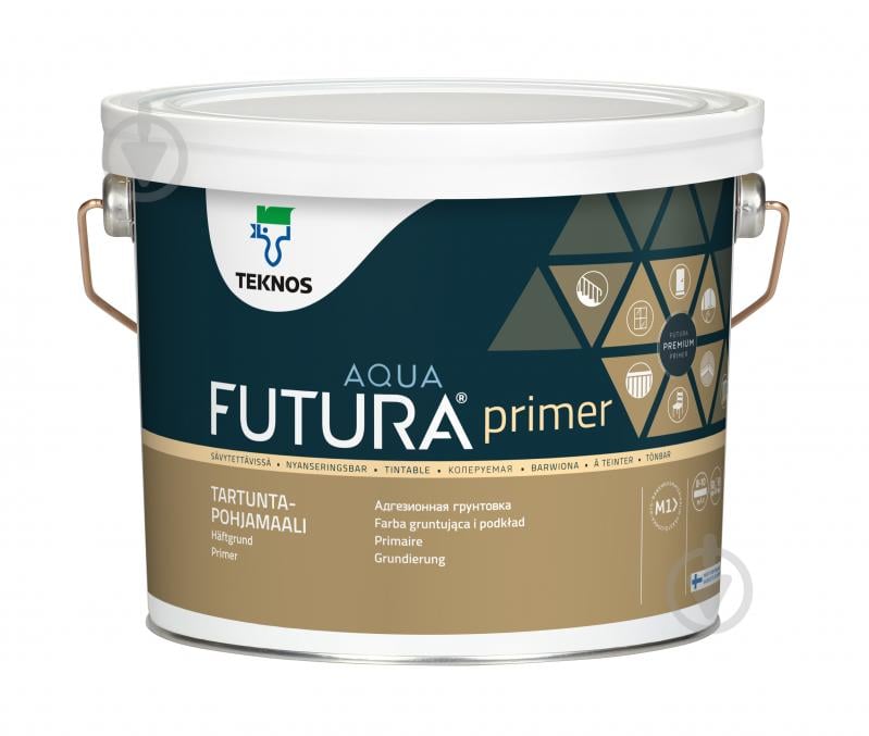 Ґрунт-емаль TEKNOS Futura AQUA PRIMER Чарівність зими T1736 глибокий мат 2,7 л - фото 2