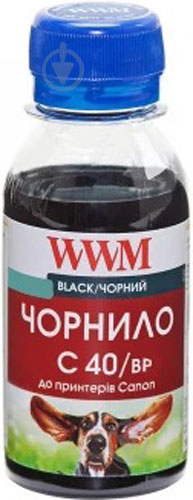 Чорнило WWM для CANON PG-40/50/PGI-5Bk/BCI-15 (Black Pigmented) C40/BP-2 100г чорний - фото 1