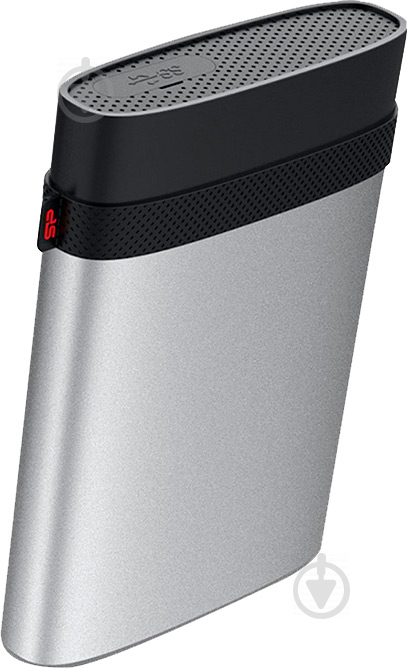 Внешний жесткий диск Silicon Power 5 ТБ 2,5" USB 3.1 (SP050TBPHDA85S3S) silver/black - фото 1