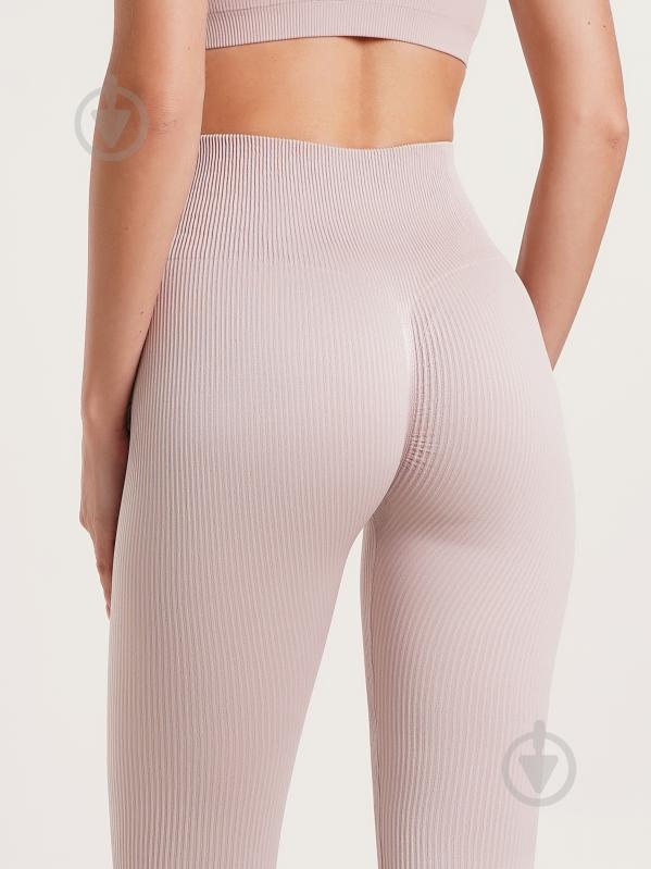 Лосини Giulia Leggings rib burnished lilac р.L/XL рожевий - фото 3