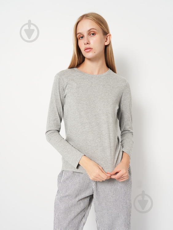 Лонгслив Sol's MONARCH WOMEN 04443350XL р.XL серый меланж - фото 1