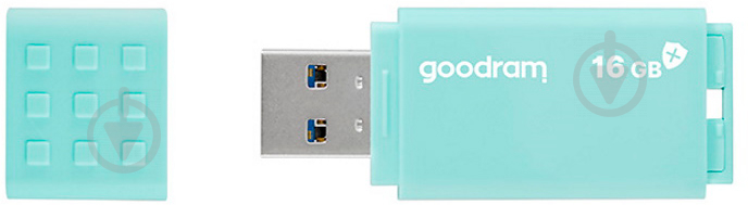 Флеш-память USB Goodram UME3 16 ГБ USB 3.0 green (UME3-0160CRR11) - фото 3