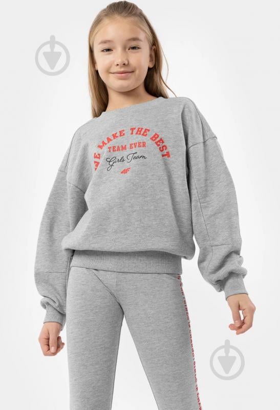 Джемпер 4F JBLD005-27M р.164 серый - фото 1