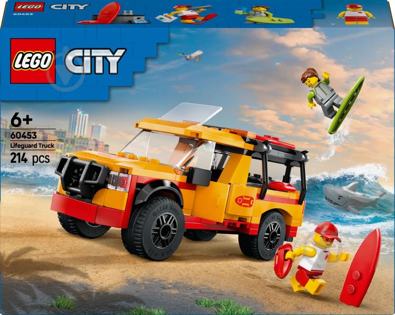 Конструктор LEGO City Пляжна рятувальна вантажівка 60453 - фото 1