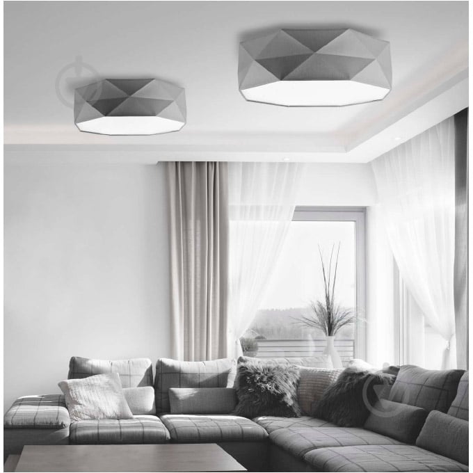 Люстра стельова TK Lighting Kantoor 4C-PL 4x15 Вт E27 білий 1565 - фото 2