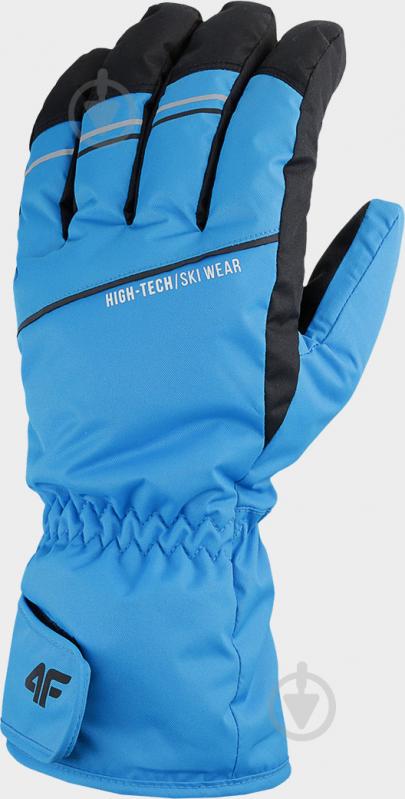 Варежки 4F GLOVES FNK M096 4FAW23AFGLM096-36S р.L синий - фото 1