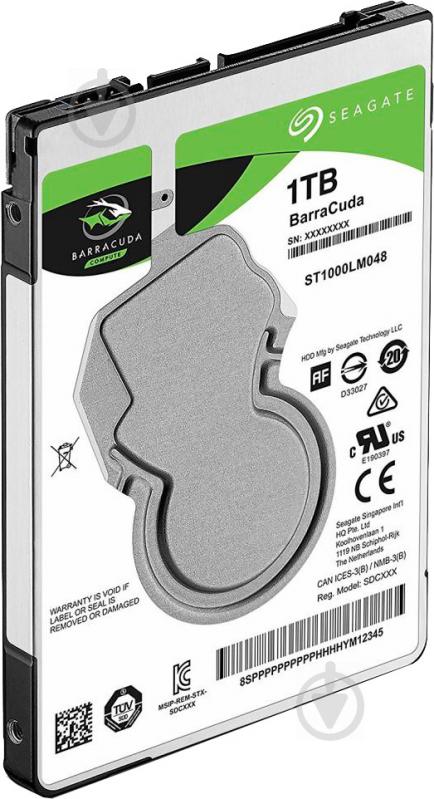 Жорсткий диск Seagate 1 ТБ 2,5" SATA III (ST1000LM048) - фото 3