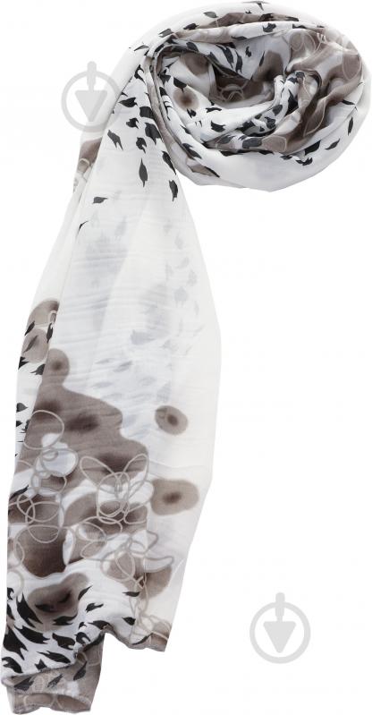 Шарфик SH005 черно-белый - фото 3 Шарфик SH005 черно-белый - фото 3